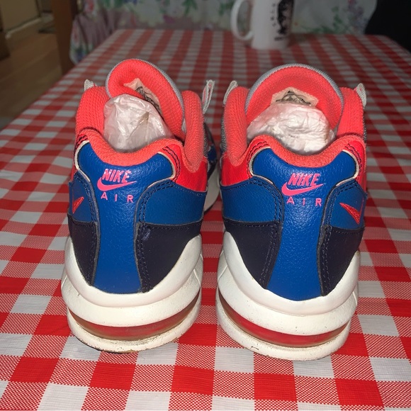 Nike Air Max 95 GS 'Grey Crimson Blue' size 3.5Y - Picture 3 of 10